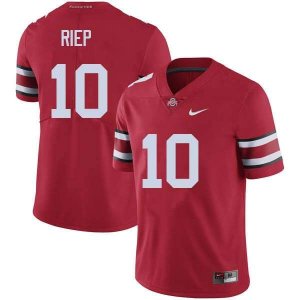 NCAA Ohio State Buckeyes Men's #10 Amir Riep Red Nike Football College Jersey SDP6145PN